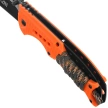 Herbertz CJH Orange Plastic/Paracord Knife, Black 420 (10000356)