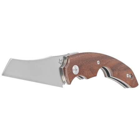 Fox Virtus Walnut Wood Folding and Cigar Knife, Satin Becut (FX-541 WW)