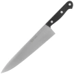 MAM Cooks Chef 250 Kitchen Knife Black Polymer, Polished X50CrMoV15 (540)