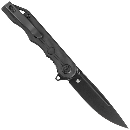 Kubey Knife Mizo Black G10, Blackwashed AUS-10 by Tiguass (KU312B)