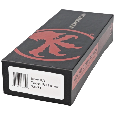 Microtech Dirac D/E OTF Knife Black Aluminum, Tactical F/S by Tony Marfione (225-3T)