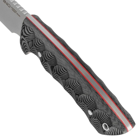 Nóż Muela Rhino-10SV.M/K Black Canvas Micarta, Satin X50CrMoV15