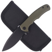 Civivi Praxis Knife Green G10, Black Stonewashed D2 (C18026C-1)