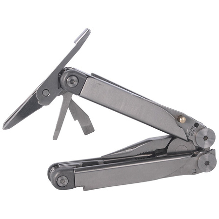 MultiTool Martinez Albainox Satin Aluminum 14 functions, Case (33383)