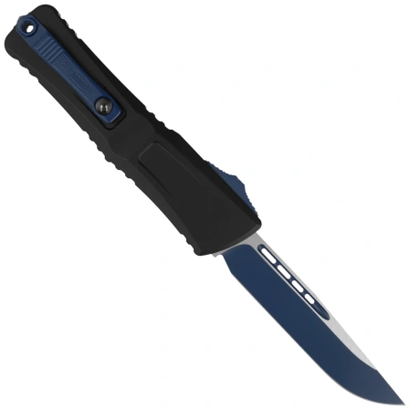 Microtech Combat Troodon Gen III S/E OTF Knife Black Aluminum, Navy M390MK by Tony Marfione (1143-1NASK)