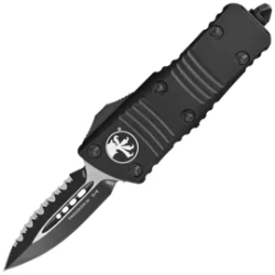 Microtech Mini Troodon D/E Black Aluminium, Black by Tony Marfione (238-1T)