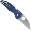 Nóż składany Spyderco MicroJimbo Cobalt Blue G10, Satin CPM SPY27 by Michael Janich (C264GPCBL)