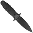 Fox FKMD Tactical Elementum Dagger S/E Black PP/TPE Knife, Black Idroglider N690Co (FX-647)