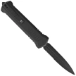 Tekto A4 Humvee D/E OTF Knife Black Aluminum, Black P/S D2