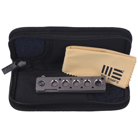 WE Knife Miscreant 3.0 Gray Titanium, Gray Stonewashed CPM 20CV by Brad Zinker (2101A)