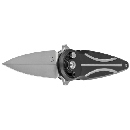 Fox Saturn Black Titanium, Satin M390 by Denis Simonutti knife (FX-551 TI)