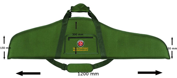 Futerał Hatsan na broń z lunetą 120mm (AIR RIFLE BAG GREEN)