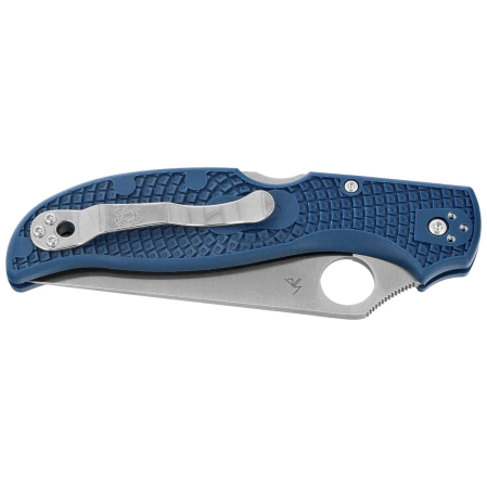 Spyderco Stretch 2 XL Lightweight Knife Cobalt Blue FRN, Satin CPM SPY27 by Sal Glesser (C258PCBL)