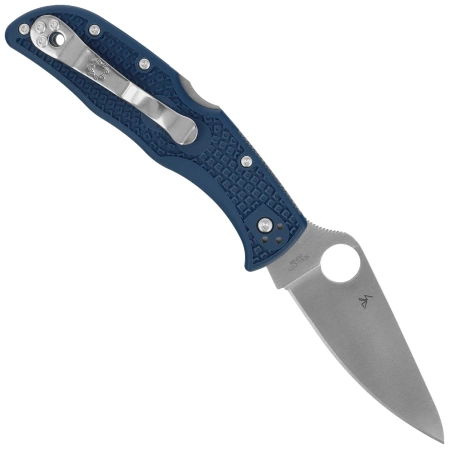 Spyderco Endela Lightweight Knife Cobalt Blue FRN, Satin CPM SPY27 by Sal Glesser(C243PCBL)