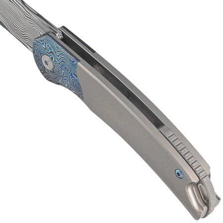 Bestech Supernova Knife Grey Titanium/Zirconium Timascus, Damasteel (BT2111E)