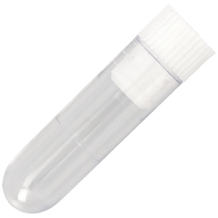 Fiolki antystatyczne do prochu 3ml, białe 10szt (40103 WHITE)