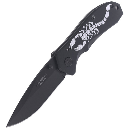 Herbertz Solingen Scorpion Black Aluminium, Black Blade (44067 - 217911)