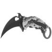 Nóż składany Fox The Storm Karambit Black Aluminium, Black N690Co (FX-599 ALB-2)