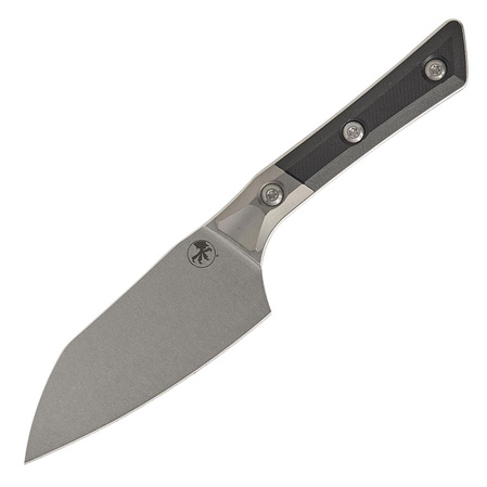 Nóż kuchenny Microtech Santoku 4.2'' Titanium Bolster/Black G10, Stonewashed M390MK (3300B-10BK)