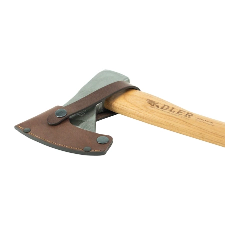 Adler Rheinland Hatchet Green/Black Hickory Wood, C60 Carbon Steel (201.0H060A012)
