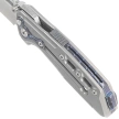Nóż składany Reate T1000-V2 Gray Titanium/Zircuti, Satin M390 by Alvin Lee