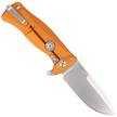 LionSteel Knife SR11A Orange Aluminium, Satin Sleipner by Molletta (SR11A OS)