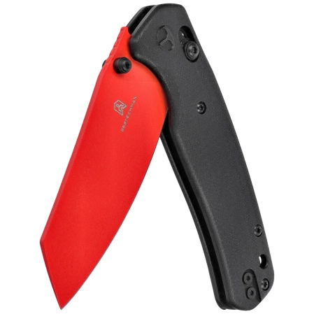 Nóż składany Bestechman Cicada's Wing Black G10, Red 10Cr15MoV (BMK06F)