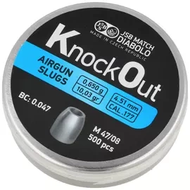 JSB KnockOut Slugs 4.51 mm, 0.650 g, 500 pcs (546124-500)