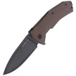 LionSteel KUR Brown G10, Black Stonewashed Sleipner by Molletta (KUR BBR)