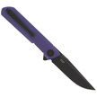 Bestechman Knife Mini Dundee Purple G10, Black DLC D2 by Ostap Hel (BMK03J)