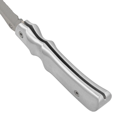 Muela AL-8S Gray Aluminum Knife, Satin X50CrMoV15