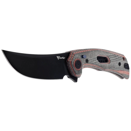 Reate PL-7 Knife Red / Black Micarta, Black PVD Nitro-V (PL-7 RDBKM PVD)
