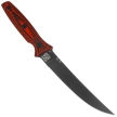 Spartan Blades Ronin Torii Knife Black/Red G10, Black D2 by Tu Lam (SBBL4BKRD)