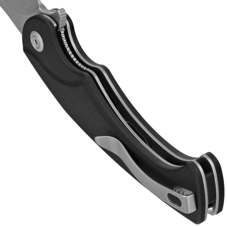 Nóż składany Kubey Scimitar KU173K Black G10, Bead Blasted 14C28N