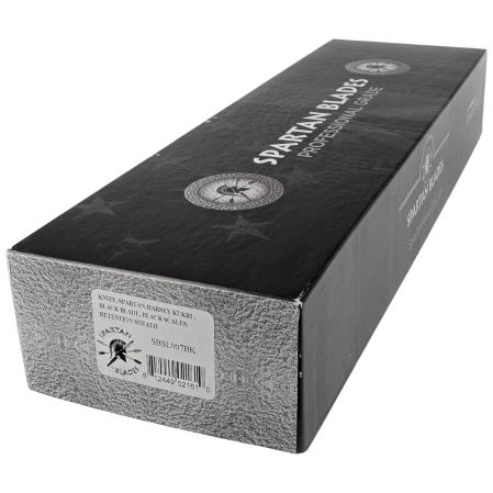 Spartan Blades Harsey Kukri Knife Black Polymer, Black 1095 Cro-Van by William W. Harsey (SBSL007BK)