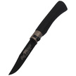 Antonini Old Bear M Total Black Folding Knife, Brass Ring (9303/19_MNK)