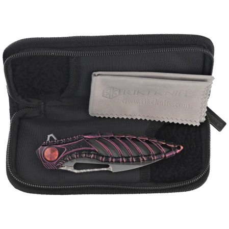 RikeKnife Thor6 Black / Purple Titanium, Satin M390 (RK Thor6-M-BP)