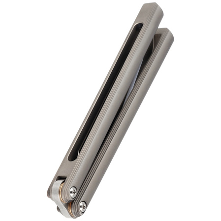 Fox PHI Knife Sandblasted Titanium, Satin M390 by Vincenzo Fiore (FX-570 TI)