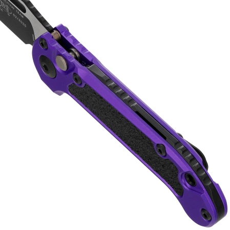 Microtech LUDT Gen III T/E Automatic Knife Purple Aluminum, Black M390MK by Tony Marfione (1136-1PU)
