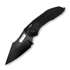 Microtech Stitch-A S/E Signature Knife Shadow DLC Aluminum, Shadow DLC M390 by Borka Blades and Tony Marfione (169-1DLCTSH)