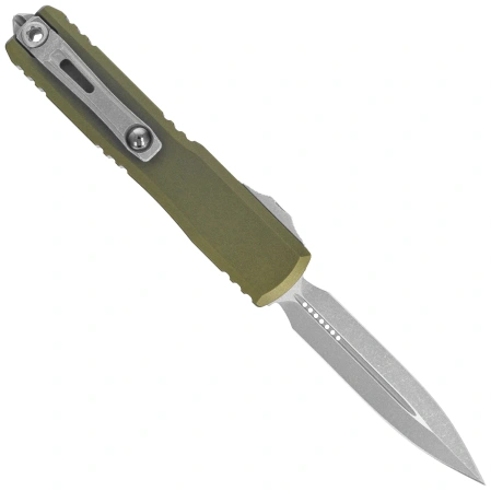 Microtech Ultratech Gen IV D/E OTF Knife OD Green Aluminum, Apocalyptic M390MK by Tony Marfione (11224-10APOD)