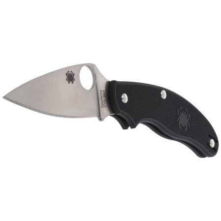 Spyderco UK Penknife Leaf Knife Black FRN, Satin CTS BD1N by Sal Glesser (C94PBK)