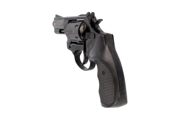 BAS Voltran EKOL Viper 2.5'' Black .22 Long Blanc Blank Revolver with PTG Ammunition