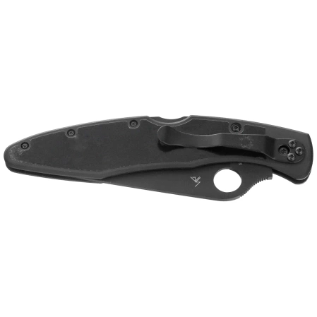 Nóż składany Spyderco Police Black TiCN Stainless Steel, Black TiCN VG-10 by Sal Glesser (C07BKP)