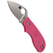 Nóż składany Spyderco Squeak FRN Pink Plain (C154PPN)