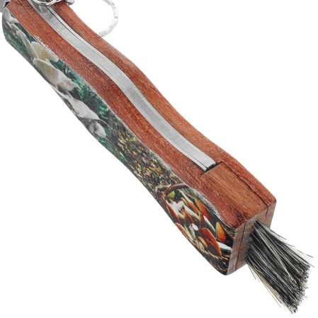 Martinez Albainox Setera 3D Mushroom Knife Madera Wood, Satin 3Cr13MoV (18210)