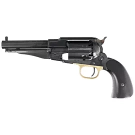 Pietta 1858 Remington New Model Army Steel Sheriff Black Grip .44 Revolver (RGASH44/BD/VB)