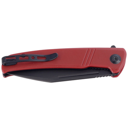 Nóż składany Sencut Brazoria Burgundy G10, Black Stonewashed D2 (SA12C)