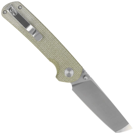 Bestech Sledgehammer Beige Micarta, Satin / Stonewashed D2 knife (BG31D)