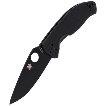 Spyderco Tenacious Knife Black G10, Black 8Cr13MoV by Eric Glesser (C122GBBKP)